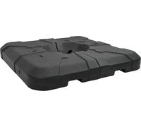vidaXL Socle pour parasol à pied déporté Noir