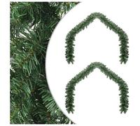 VidaXL 42016691 Couronne décorative Vert