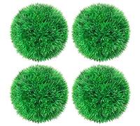 vidaXL 4X Boules de Buis Artificielles Fausse Plante Jardinière Décoration Florale Plante Artificielle Paysage de Jardin Extérieur 12 cm