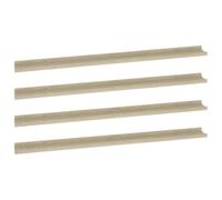 vidaXL 4X Etagères Murales Etagères Suspendues Etagères Flottantes Salon Salle de Séjour Chambre à Coucher Maison Intérieur Chêne Sonoma 115x9x3 cm