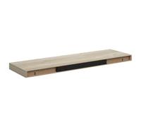 vidaXL 4X Etagères Murales Flottantes Etagères Suspendues Supports Muraux Bibliothèque Salle de Séjour Intérieur Couleur de Chêne 80x23,5x3,8 cm MDF