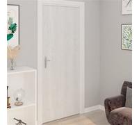Films Autoadhésifs Pour Portes 4 Pcs Bois Blanc 210x90 Cm Pvc