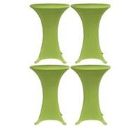 vidaXL Housses de table extensible 4 pcs - Vert