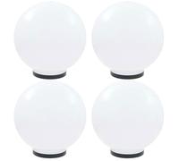 vidaXL Lampes de jardin LED 4 pcs. Sphérique 40 cm PMMA