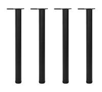 vidaXL 4X Pieds de Table Support de Meuble Bureau Plan de Travail Robuste