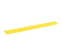 vidaXL 4X Rampes de Protection de Câble Protecteurs de Fils Protection de Tuyaux Tubes Couvre-câbles de Sol Cache-câbles de Plancher 98,5 cm Jaune