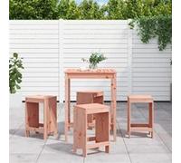 vidaXL Ensemble de 5 bars de jardin en bois massif de douglas