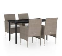 vidaXL 5-tlg. Groupe de jardinage avec baisers Beige et Schwarz