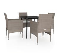vidaXL 5-tlg. Groupe de jardinage avec baisers Beige et Schwarz