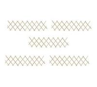 Vidaxl Clôture À Treillis 5 Pcs Bois De Sapin 180x30 Cm