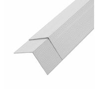 vidaXL 5 pcs. Angle d'habillage Habillages en aluminium 170 cm Argent