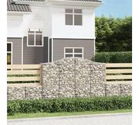 5x Paniers à Gabions Arqués Cages à Gabions Arquées Murs de Gabion Barrières de Jardin Terrasse Extérieur 3145685
