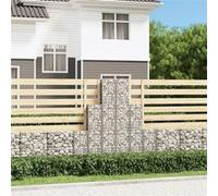 vidaXL Gabions treillis galvanisé 6 pièces - Clôture murale jardin / Bordure patio 141049