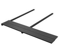 vidaXL : 6 lames de terrasse en bois composite (WPC), couleur noire