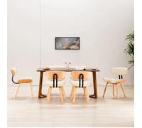 vidaXL 6x Bois Courbé Chaises de Salle à Manger Chaises à Dîner Chaises de Repas Chaises de Cuisine Siège de Salon Chaises 278721