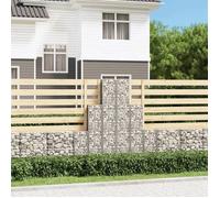 vidaXL 6x Gabions Treillis Galvanisé Clôture Murale de Jardin Bordure Patio 141049