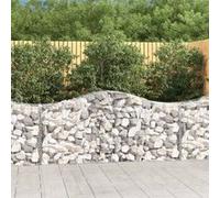 vidaXL Paniers à gabions arqués 6 pcs