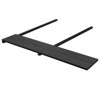vidaXL : 78 lames de terrasse en bois composite (WPC), couleur noire