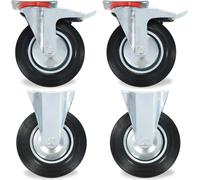 vidaXL 8 pcs. Roulettes 200 mm