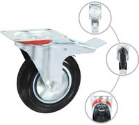 vidaXL 8 pcs. Roulettes pivotantes 160 mm