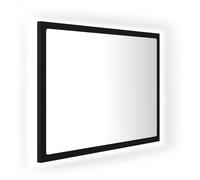 VidaXL 804917 miroir de salle de bain et armoire de rangement pour évier Noir