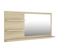 VidaXL 805018 miroir de salle de bain et armoire de rangement pour évier