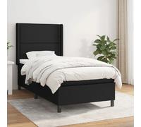 vidaXL 80x200 cm Black Bed Frame with Mattress