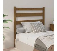 vidaXL Tête de lit Marron miel 81x4x100 cm Bois massif de pin
