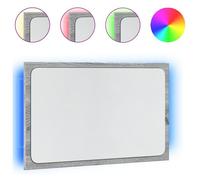 VidaXL 834928 miroir de salle de bain et armoire de rangement pour évier Gris
