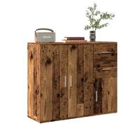 vidaXL Buffet Vieux Bois 91x29,5x75 cm Bois d'ingénierie, Armoire, Placard, Buffet Haut, Armoire latérale, Armoire de Rangement, Buffet de Salon