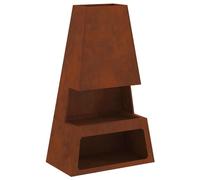 Vidaxl 858939 Cheminée Marron Marron