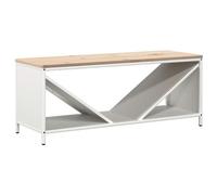 VidaXL 864256 chariots et supports de bûches pour cheminées Blanc