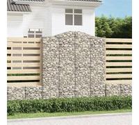 vidaXL Paniers à gabions 8 pcs Fer galvanisé