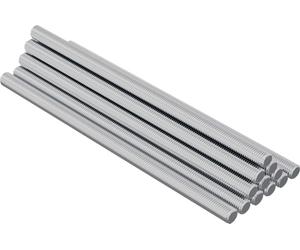 vidaXL : 900 pièces de tige filetée, argent, acier