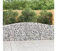 vidaXL Paniers à gabions - 400x30x80/100 cm