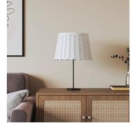 vidaXL Abat-jour blanc Ø40x26 cm osier, abat-jour de lampe de table, abat-jour de lampe suspendue, abat-jour blanc, abat-jour de lampe de chevet