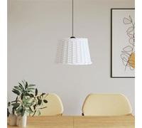 Vidaxl Abat-Jour De Plafonnier Blanc Ø40x26 Cm Osier