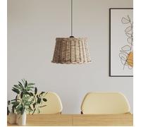 vidaXL Abat-Jour de plafonnier Marron Ø45x28 cm Osier, Abat-Jour de Couloir, Abat-Jour pour Chambre, Abat-Jour, Abat-Jour de Chambre