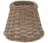vidaXL Abat-Jour Marron Ø15x12 cm Osier, Abat-Jour de Lampe de Table, Abat-Jour de Lampe Suspendue, Abat-Jour Marron, Abat-Jour de Lampe de Chevet