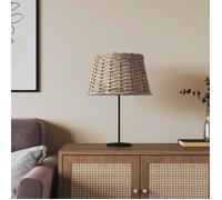 vidaXL Abat-Jour Marron Ø38x23 cm Osier, Abat-Jour de Lampe de Table, Abat-Jour de Lampe Suspendue, Abat-Jour Marron, Abat-Jour de Lampe de Chevet