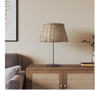 vidaXL Abat-Jour Marron Ø50x30 cm Osier, Abat-Jour de Lampe de Table, Abat-Jour de Lampe Suspendue, Abat-Jour Marron, Abat-Jour de Lampe de Chevet