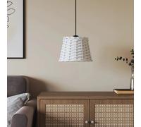vidaXL Abat-jour plafond - Blanc Osier