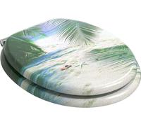 vidaXL Abattant de WC à fermeture douce, lot de 2, vert, 44 x 38 cm, plateau en MDF