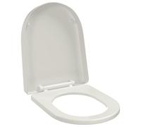 vidaXL Abattant WC 141763 Carré à fermeture en douceur Blanc G