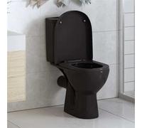 vidaXL Abattant WC 145022 – Siège de toilette à fermeture en douceur, libération rapide Noir