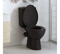 vidaXL Abattant WC 145020 à fermeture en douceur Noir