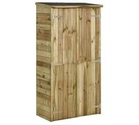 vidaXL Abri à outils pour jardin Pin 85 x 48 x 177 cm