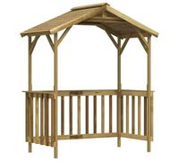 vidaXL Abri de barbecue 163,5x93x210 cm - Bois de pin
