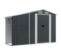 vidaXL Abri de jardin anthracite 277x93x179 cm acier galvanisé 364518