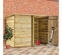 vidaXL Abri de Jardin en Bois - 232x110x170 cm - Pin Imprégné